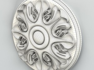 round rosette 012 3D Модель