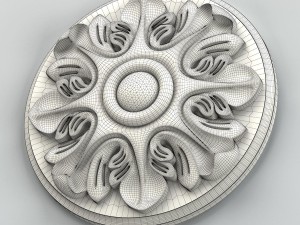round rosette 012 3D Модель