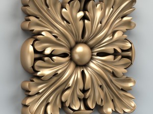 square rosette 001a 3D Model