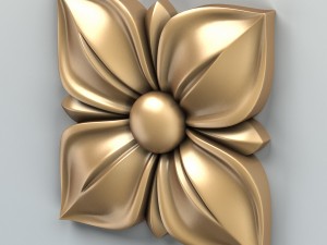 square rosette 007 3Dモデル