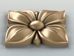 square rosette 007 3D Model