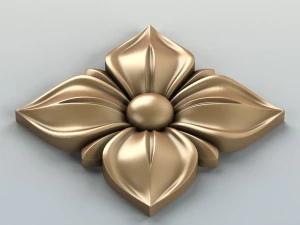 square rosette 007 3D Model