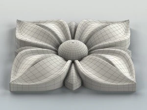 square rosette 007 3D Model