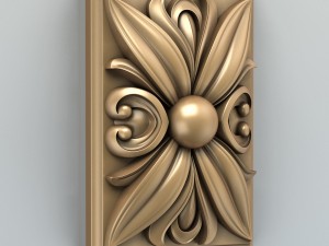 square rosette 009 3D Model