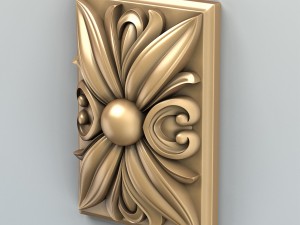 square rosette 009 3D Model