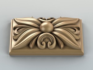 square rosette 009 3D Model