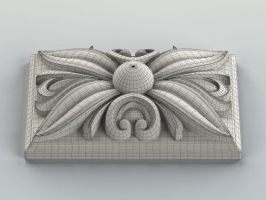 square rosette 009 3D Model