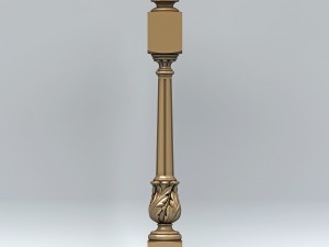 newel post 001 3D Модель