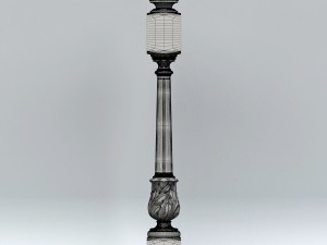 newel post 001 3D Модель