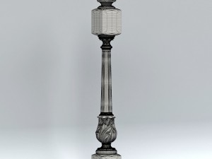 newel post 001 3D Модель