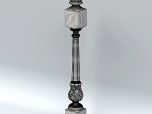newel post 001 3D Модель