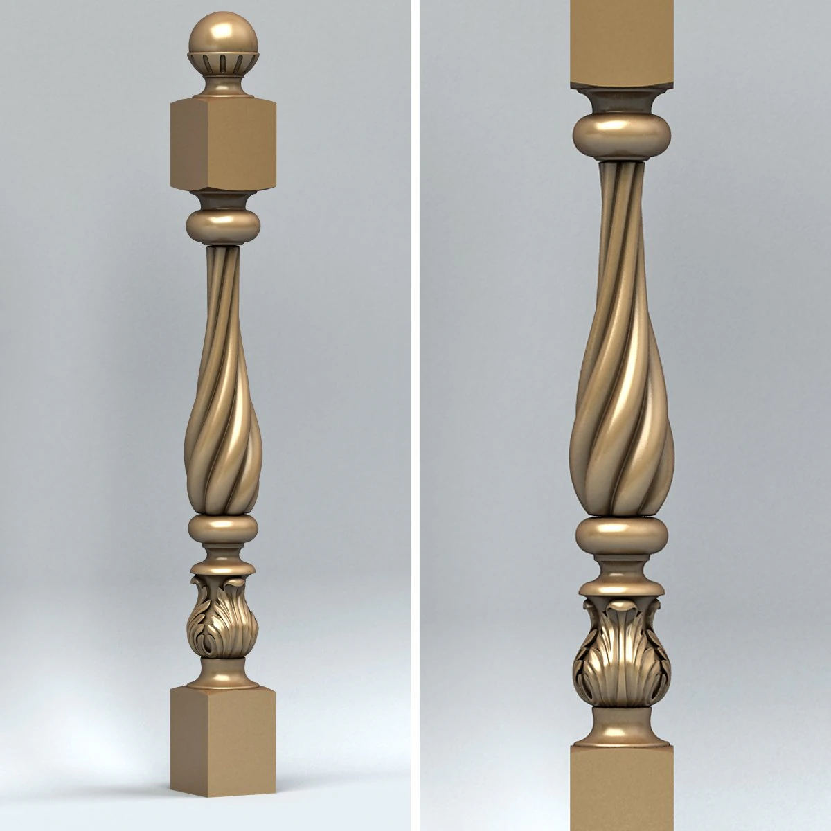 новый пост 002 3D Модель .c4d .max .obj .3ds .fbx .stl .blend 