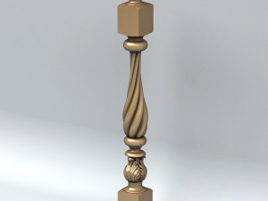 newel post 002 3D Model