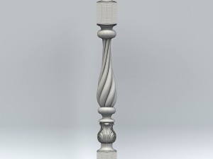 newel post 002 3D Model