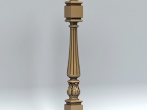 newel post 003 3D 模型