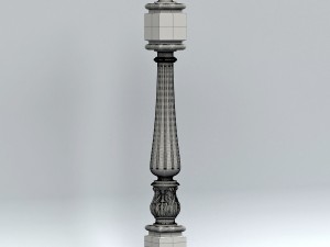 newel post 003 3D 模型