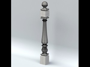 newel post 003 3D 模型