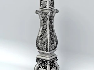 newel post 004 3D Model