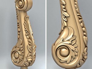 newel post 005 3D Model