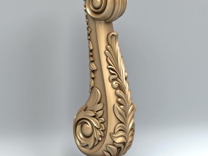 newel post 005 3D Model