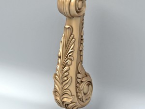 newel post 005 3D Model