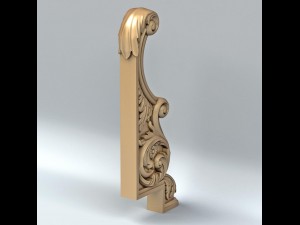 newel post 006 3D Model