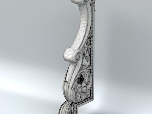newel post 006 3D Model