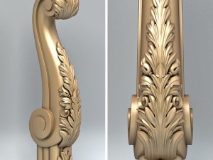 newel post 008 3D Model