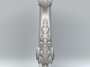 newel post 008 3D Model