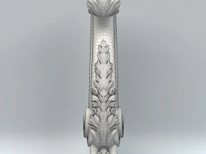 newel post 008 3D Model