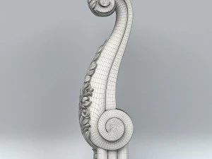 newel post 008 3D Model