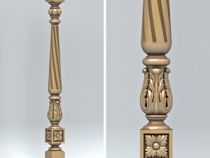 baluster 001 3D Model