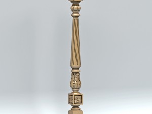 baluster 001 Modèle 3D