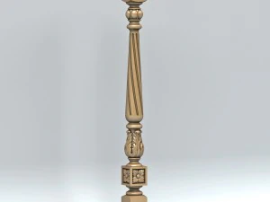 baluster 001 3D Model