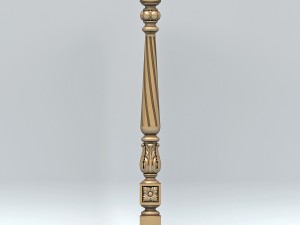 baluster 001 Modèle 3D