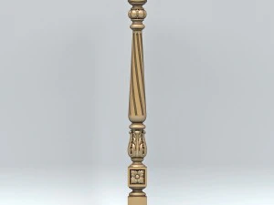 baluster 001 3D Model