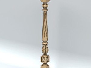 baluster 001 Modèle 3D