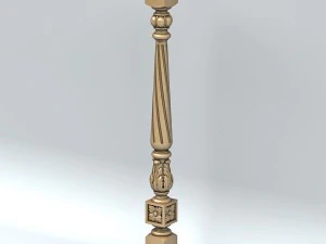 baluster 001 3D Model
