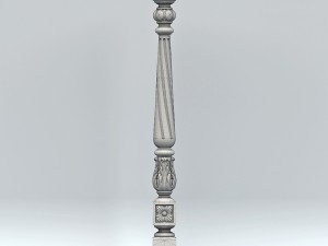 baluster 001 Modèle 3D