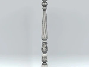 baluster 001 3D Model