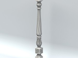 baluster 001 Modèle 3D