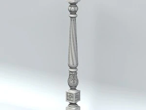 baluster 001 3D Model