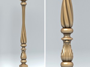 baluster 002 3D Model