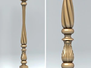 बालस्टर 002 3D मॉडल