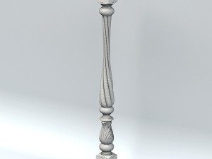 baluster 002 Model 3D