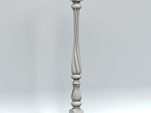 baluster 002 Model 3D