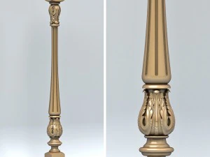 bala&uacute;stre 004 Modelo 3D