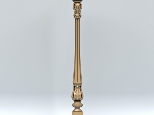 baluster 004 3Dモデル
