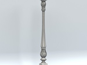 baluster 004 3Dモデル