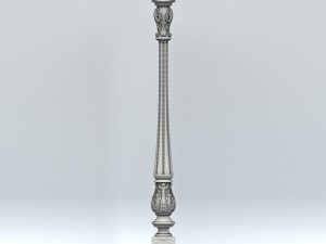 baluster 004 3Dモデル